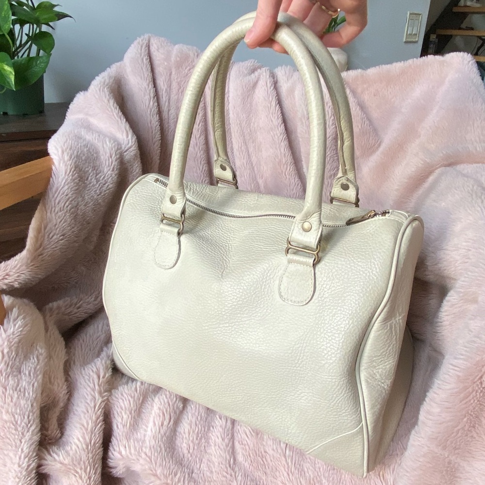 🤍American Apparel leather structured tote🤍